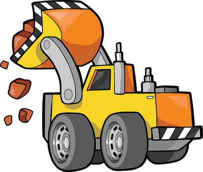 Front Loader Tractor Moving Rocks Illustration Flickr