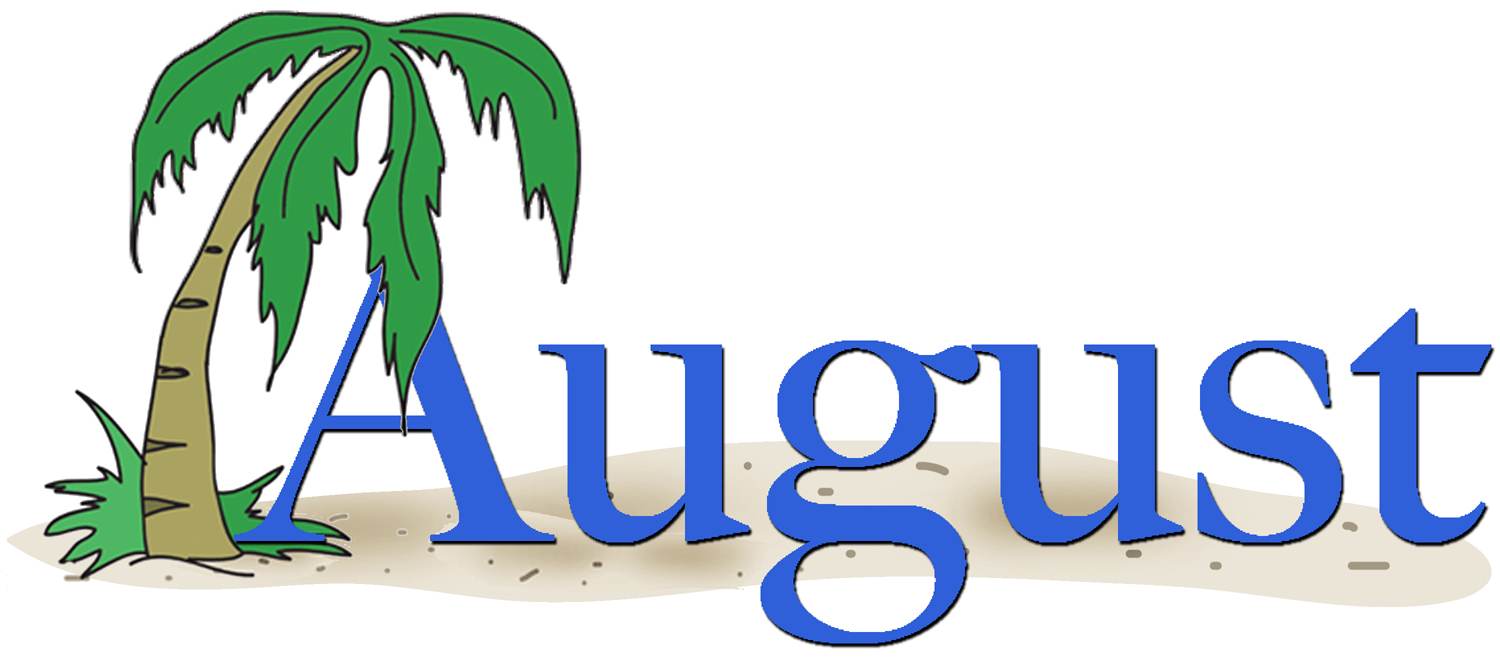 August drawing free image download