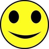 happy yellow and black Smiley