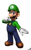 mario in a green shirt