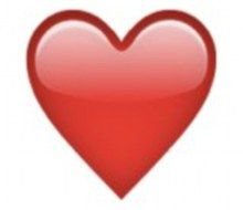 red Heart Emoji drawing