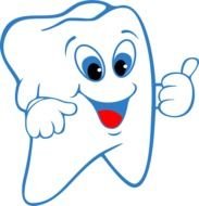 happy tooth as a picture for clipart