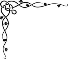 Celtic knot as decoration