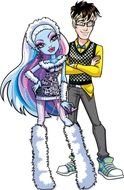 Monster High and boy drawing