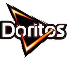 logo of Doritos, American brand of flavored tortilla chips