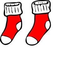 Red Socks Vector
