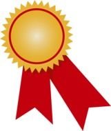 Winner Gold Ribbon Medal