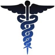 Caduceus Medical Symbol Black Blue Image Ipharmdnet