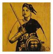 old warrior woman photo