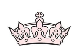 Pink Princess Tiara drawing