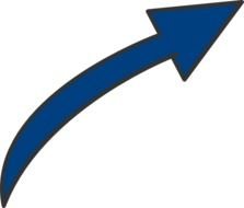 Clipart of the rounded arrow