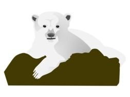 Free Baby Polar Bear drawing