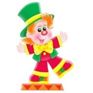 Clown With Balloons drawing