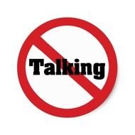 No Talking Symbol Pictures