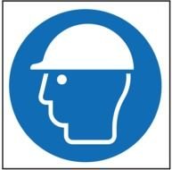 Construction Site Safety Helmet Symbol Sign Notice clipart