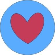 Heart In Circle Green At Clkercom Vector Online