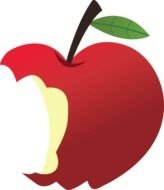 Once Bitten Apple drawing