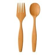 wooden fork and spoon