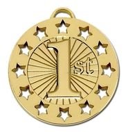 1st 2nd 3rd Place Position Gold Medal 40mm Budget Medals