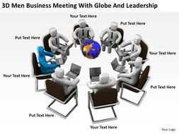 3d Men Business Meeting drawing