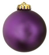 purple Christmas ball