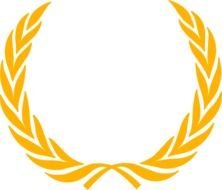 Gold Laurels At Clkercom Vector drawing