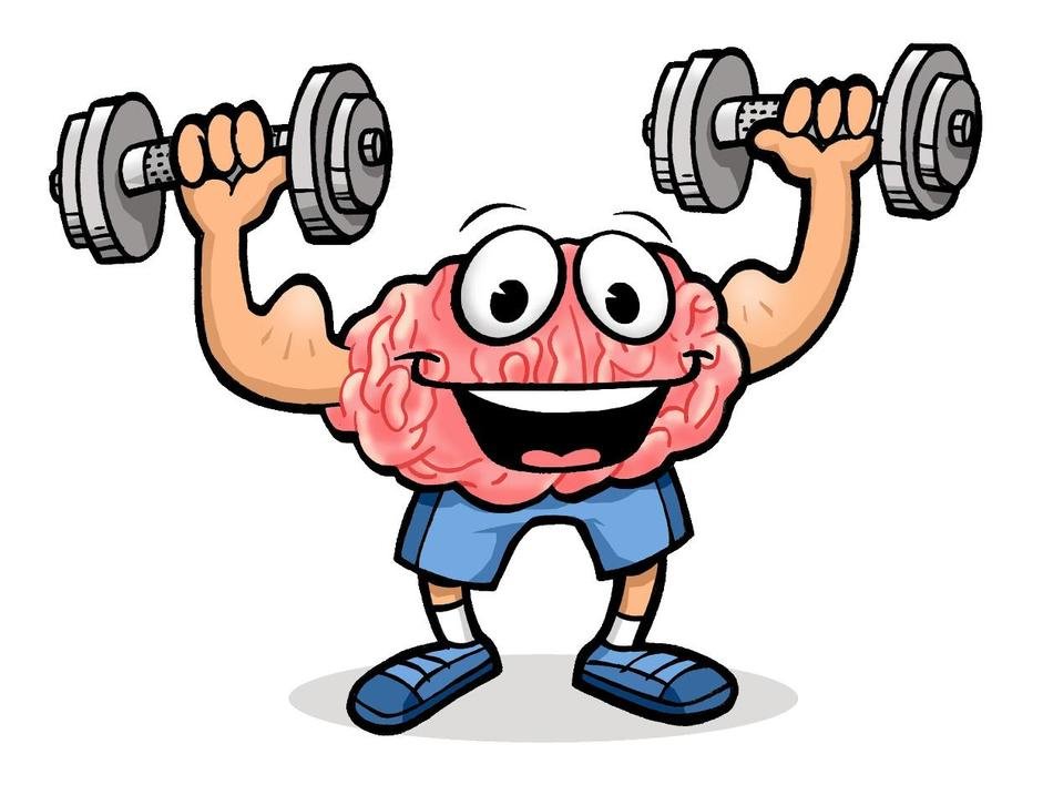 Clipart of the brain exercises
