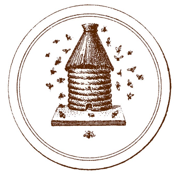 drawing of a beehive
