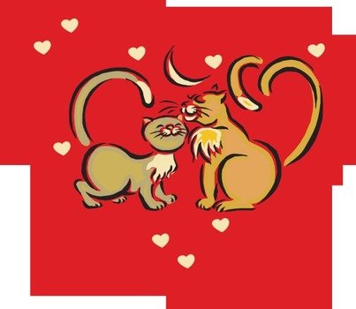 Page 9 Two Cats In Love clipart
