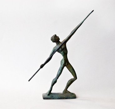 Thrower Bronze Athlete Ancient Greece Olympic Games Spear