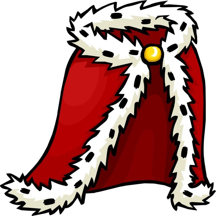 painted robes with ermine fur