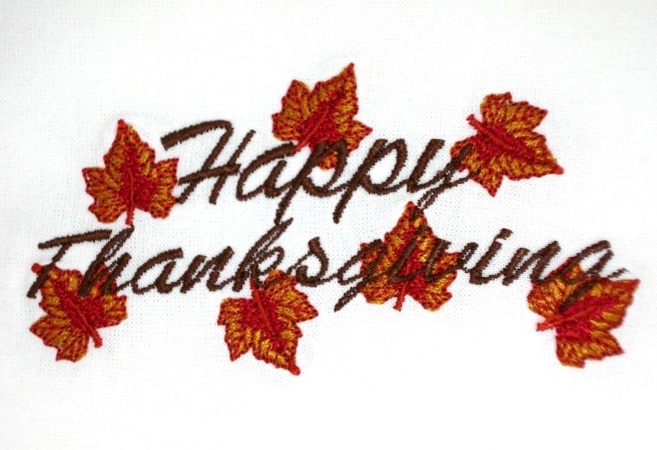 Ä°llustration of the happy Thanksgiving sign