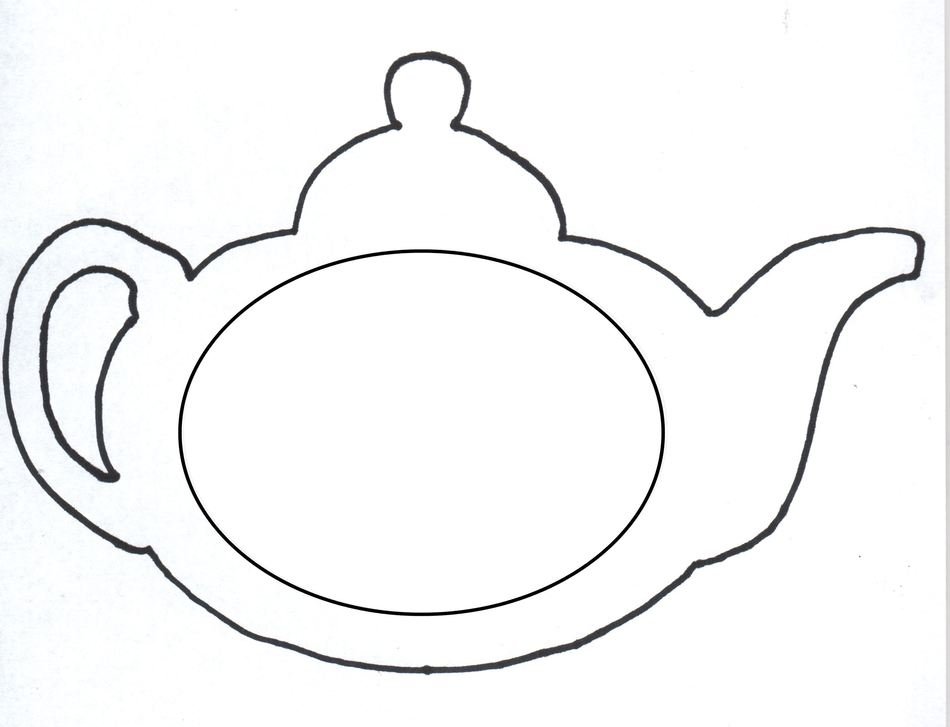 drawing of a teapot