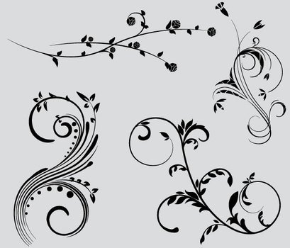 250 Free Vintage Graphics Flourish Vector Ornaments Tuts Design