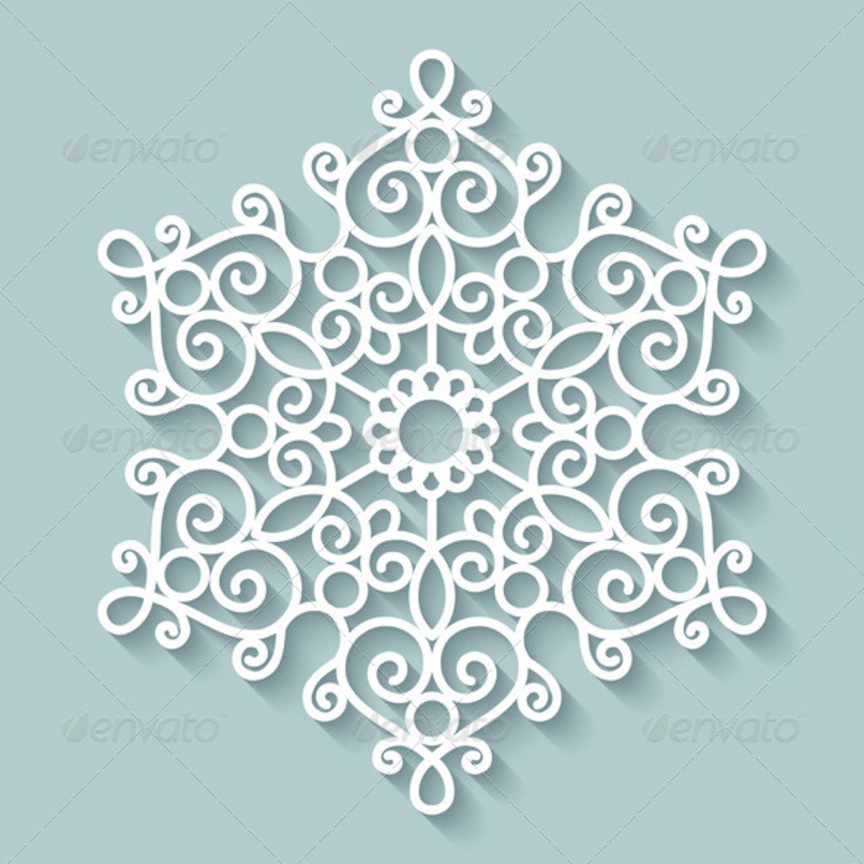 Paper Lace Doily Flourishes Swirls Decorative
