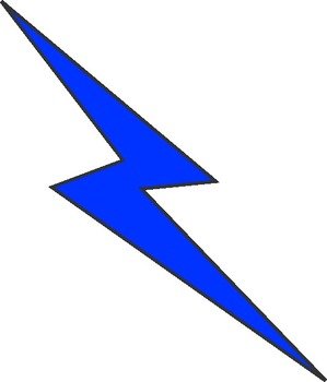 Blue Lightning Bolt Panda Free Images