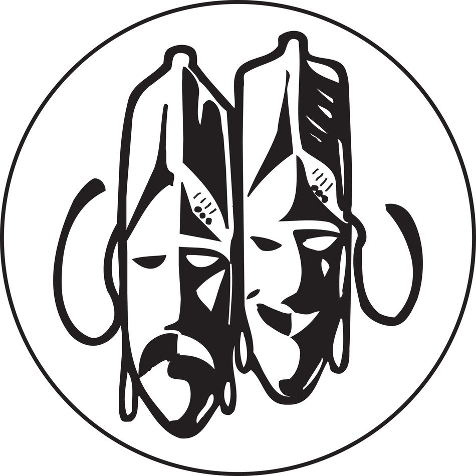 Clipart of the theatre faces
