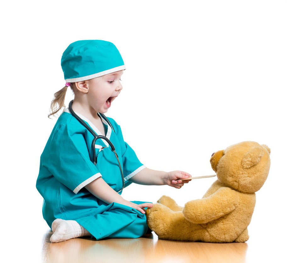 Dentist Little Girl as a picture for clipart