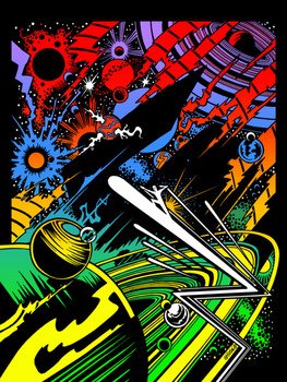 My Blacklight Print For Ltd Art Gallery&rsquo;s Mintcondition 3 Show