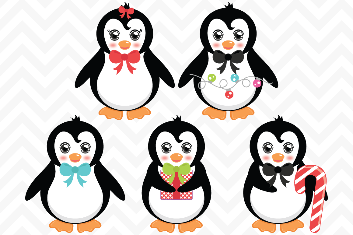 drawings-of-christmas-penguins-free-image-download