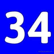 Printable Number 34 35 36