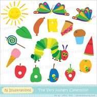 Hj Illustrations Very Hungry Caterpillar Digital