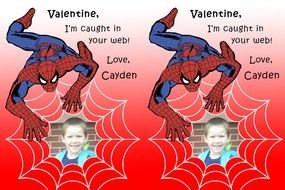 Custom Spiderman drawing