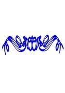 decorative blue lines