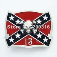 Rebel Flag Logo Vintage Skull