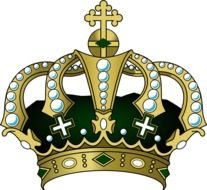 Green Crown At Clkercom Vector Online Royalty