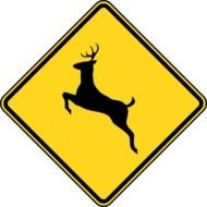 Clipart of the deer sign