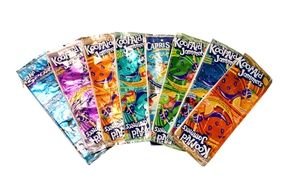 clipart of the colorful pencil cases