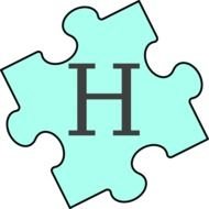 Puzzle Piece H At Clkercom Vector Online Royalty