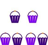 Purple Cake Stand At Clkercom Vector Online